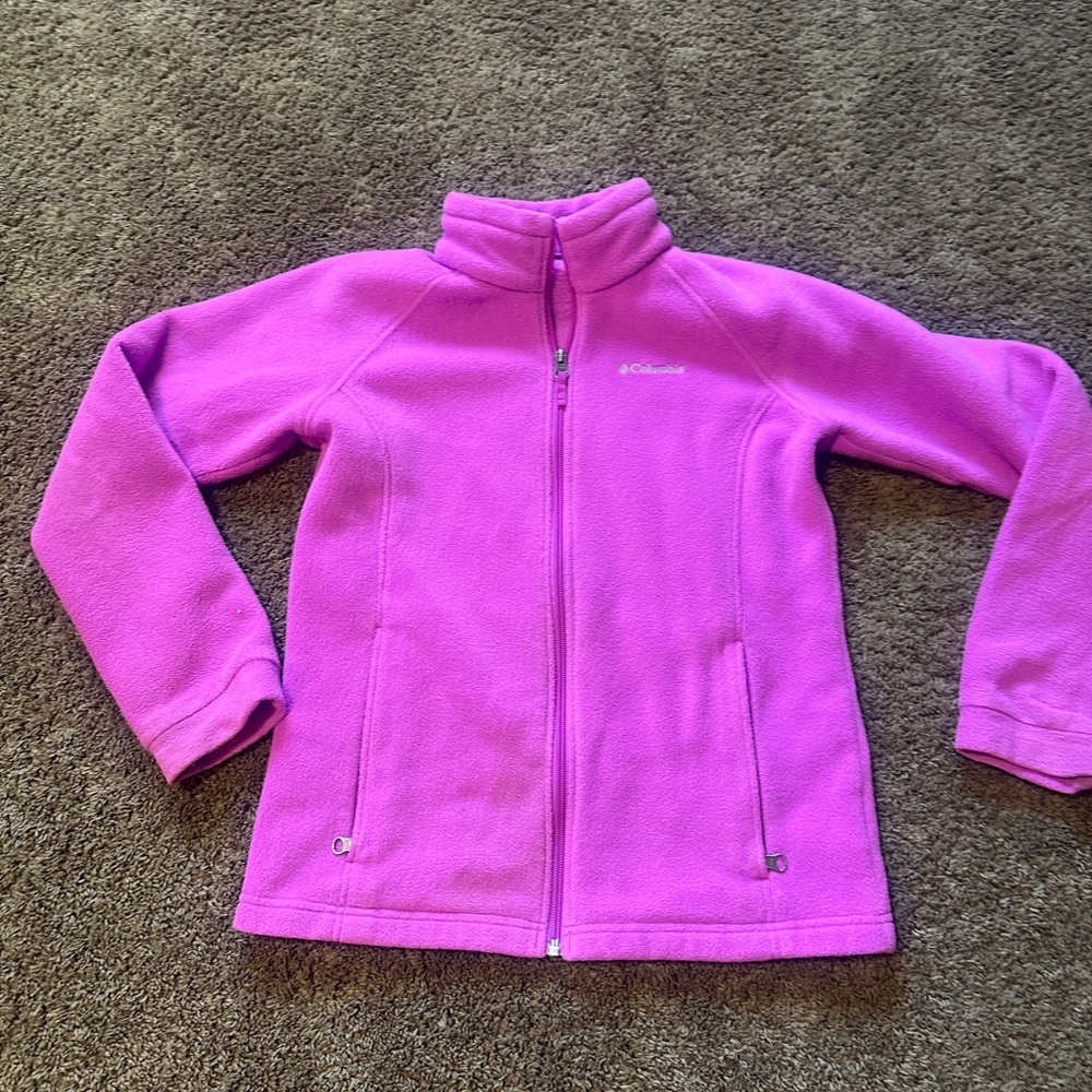 Columbia Kids Fleece Jacket - Pink size Large